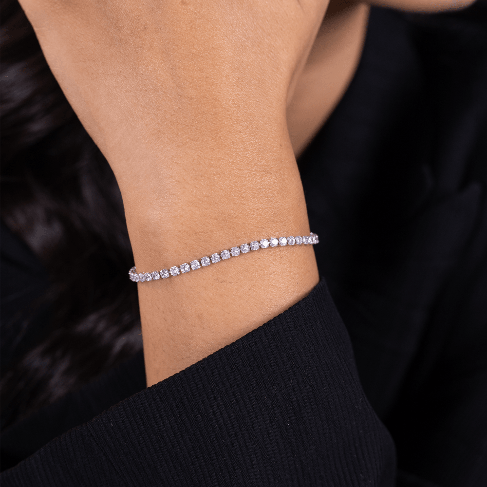 Radiant Line Tennis Bracelet - Onira Jewels