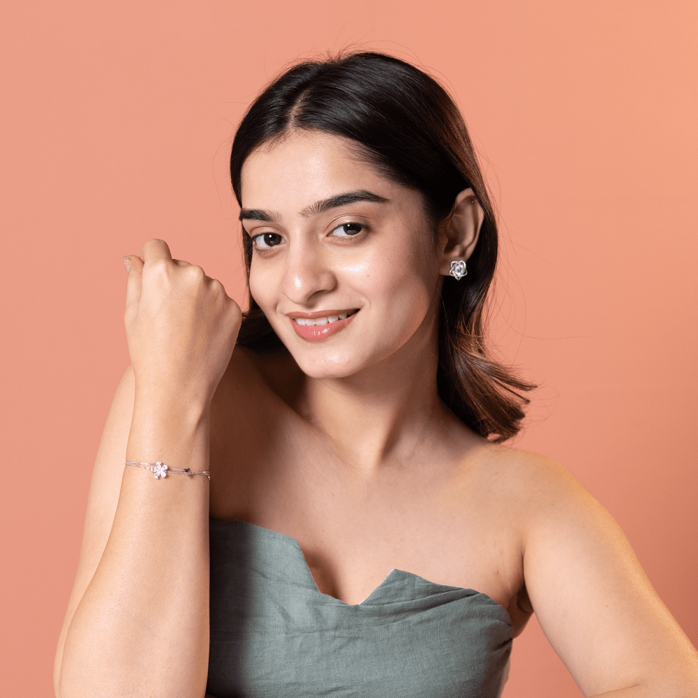 Floral and Butterfly Bracelet - Onira Jewels