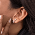 Trillion Drop Stud Earrings - Onira Jewels