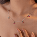 Cherry Blossom Charm Necklace - Onira Jewels
