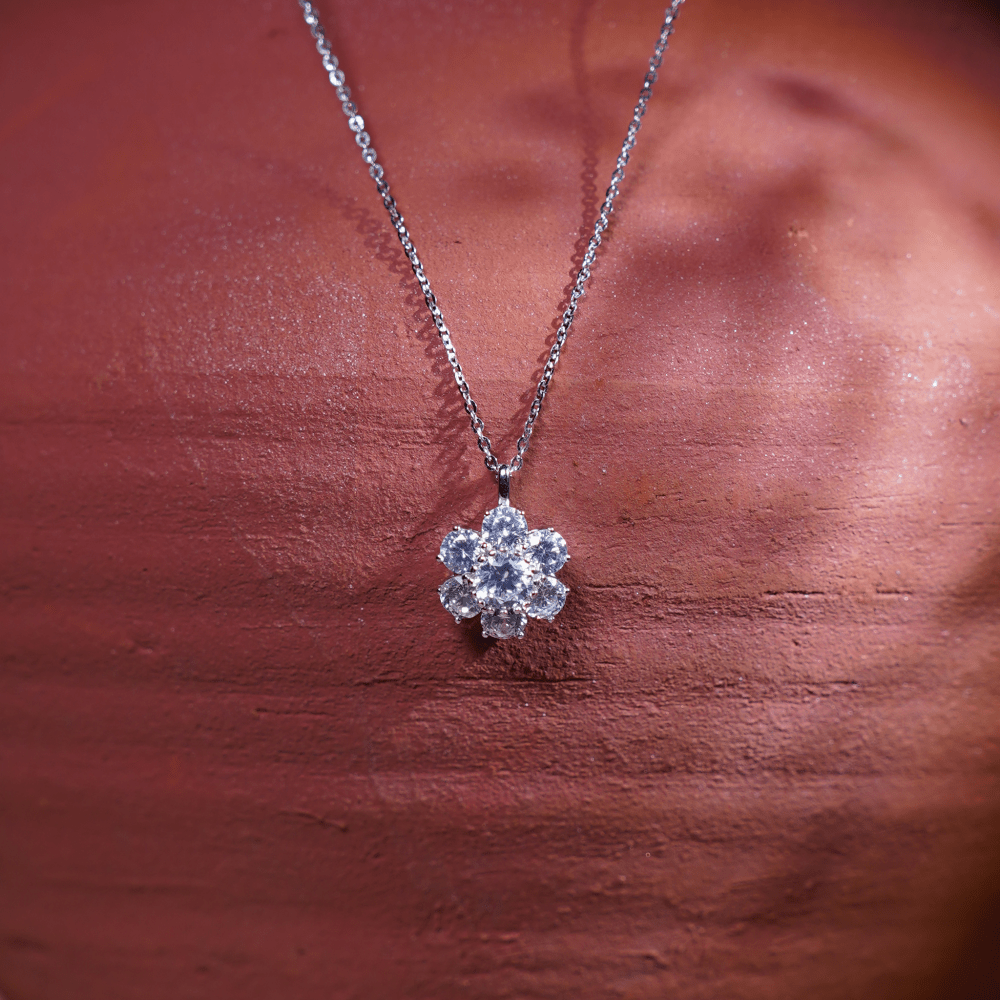 Floral Cluster Necklace - Onira Jewels