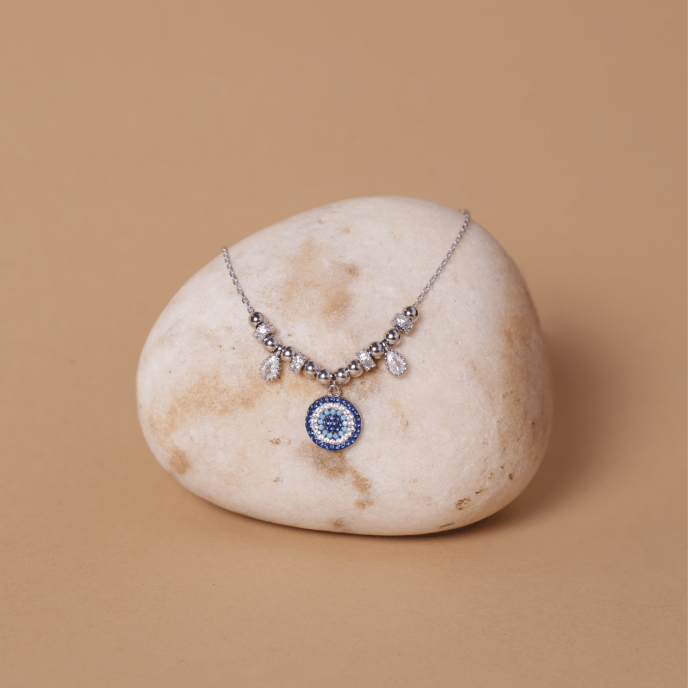 Evil Eye Bead Necklace - Onira Jewels