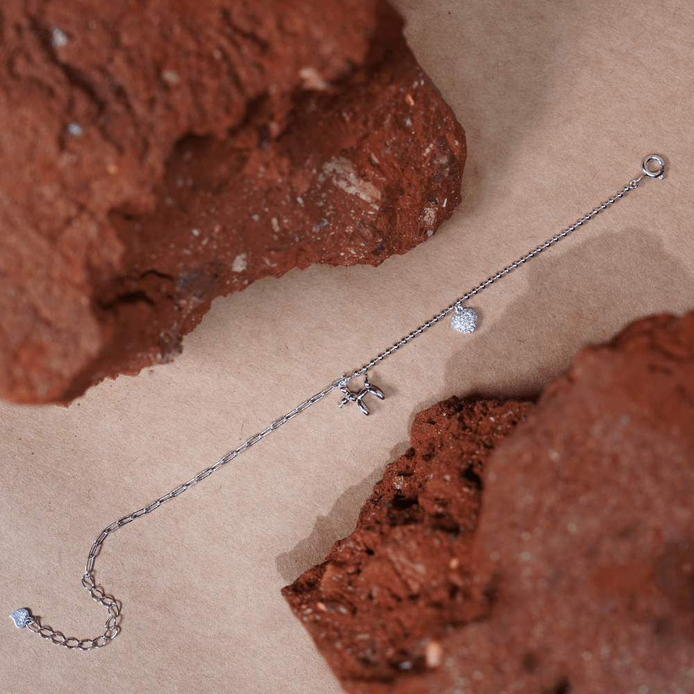 Playful Charm Silver Bracelet - Onira Jewels