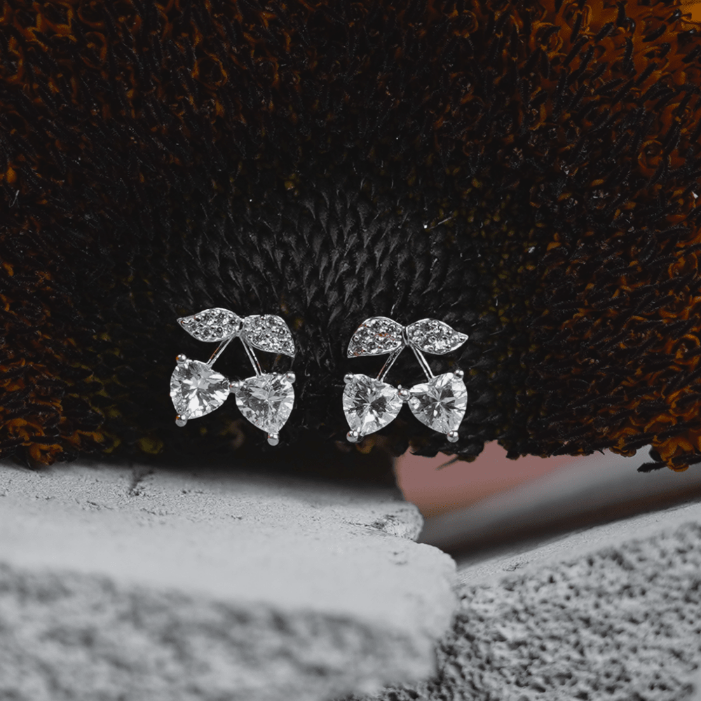 Cherry Duo Spark Studs - Onira Jewels