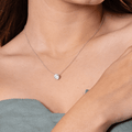 Solitaire Bezel Necklace - Onira Jewels