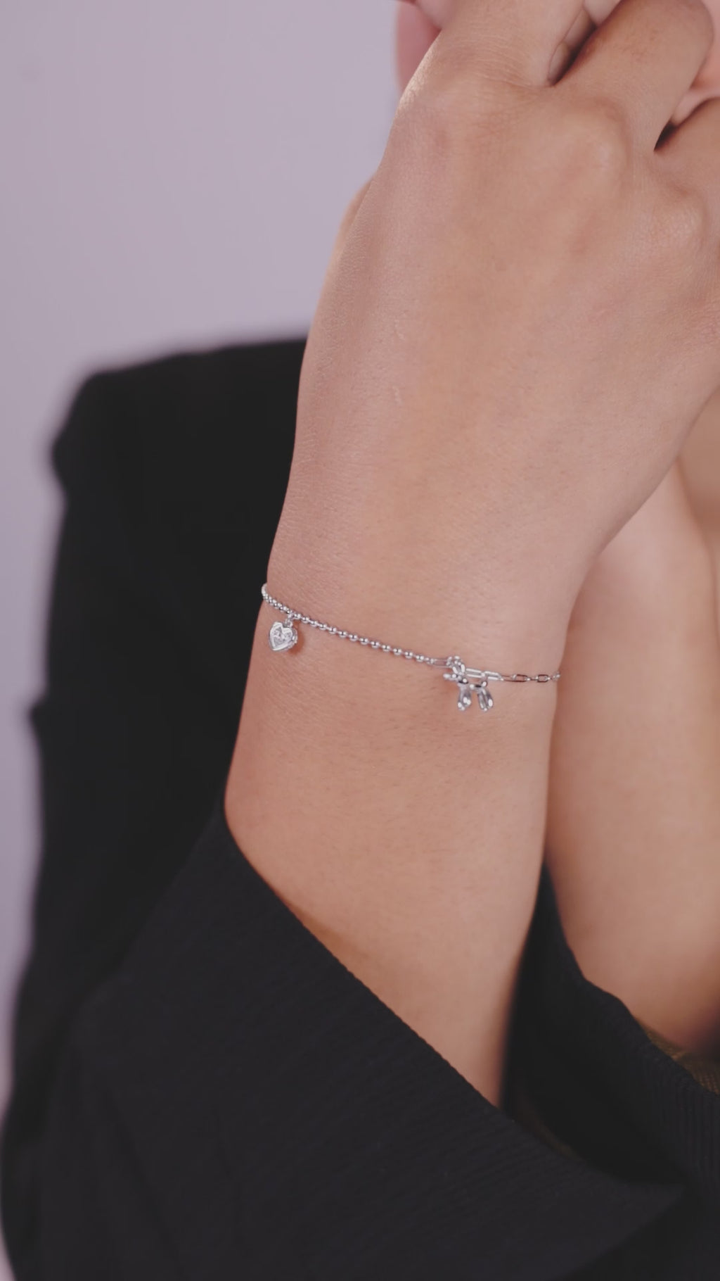 Playful Charm Silver Bracelet