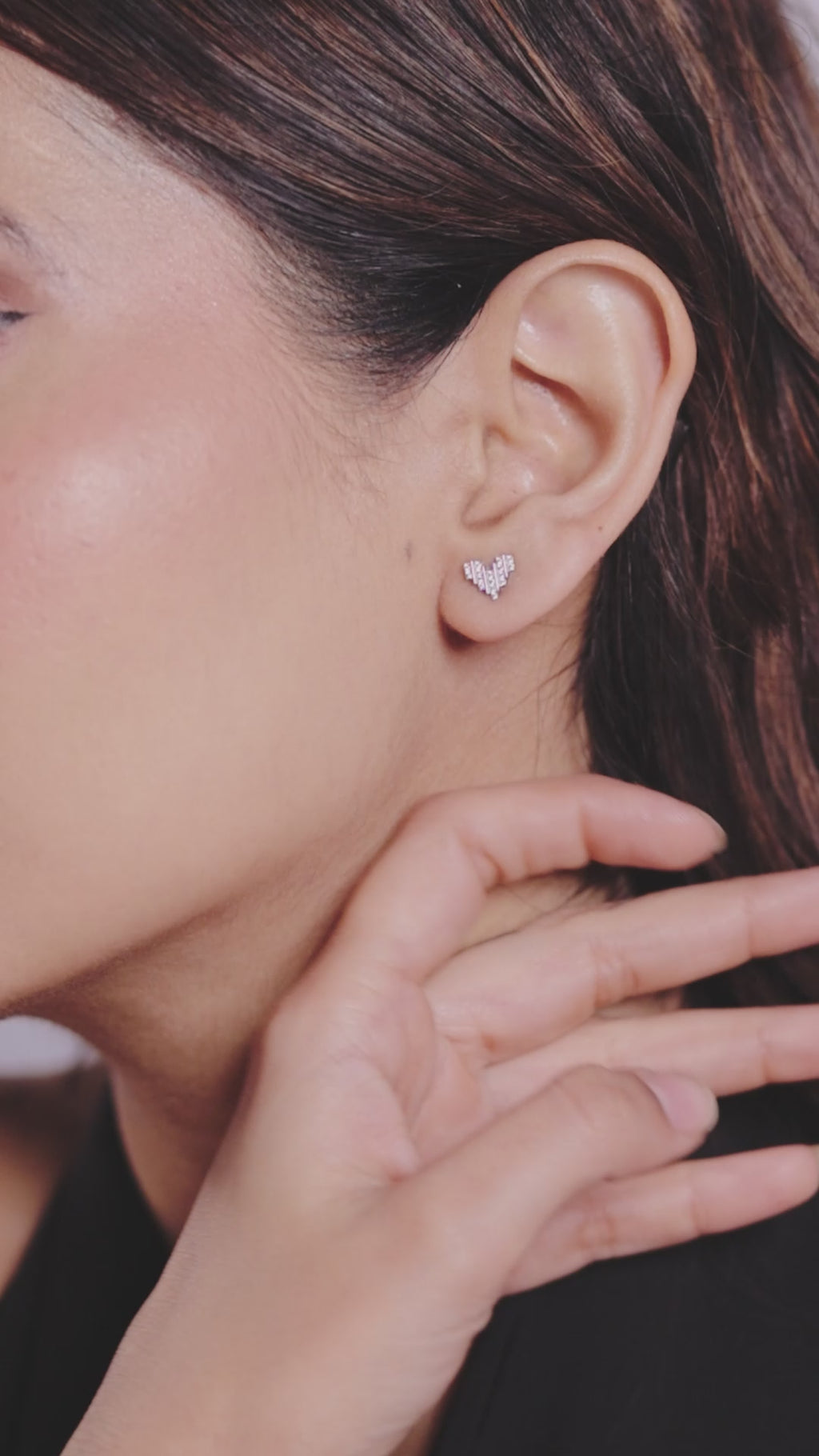 Chevron Spark Stud Earrings